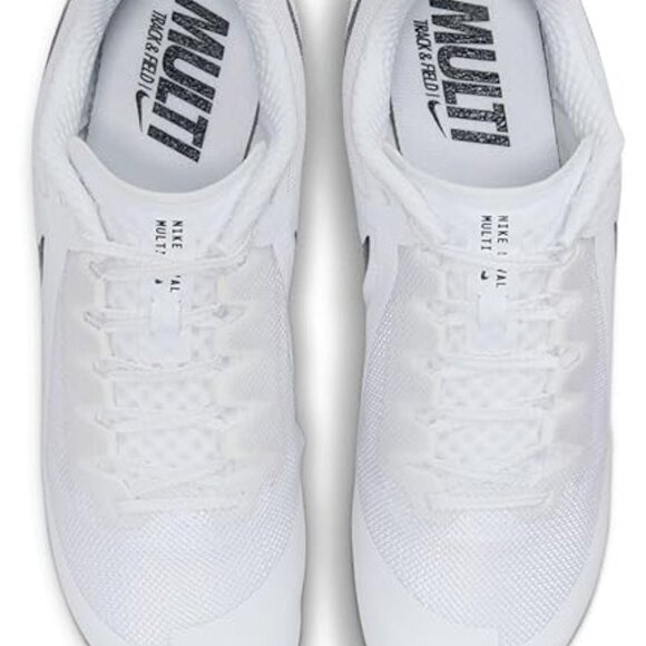 Nike Unisex Zoom Rival Track Field Multi-Event Spikes DC8749-100 White Size 10 - Picture 3 of 6